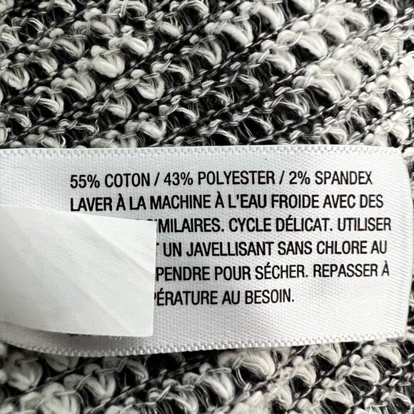 Xhilaration Womens Cardigan Sweater Gray White Aztec Long Sleeve Open Front XS - Picture 11 of 11